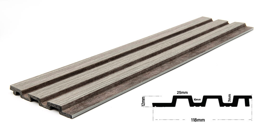 3D PS Panel Piano 02 Με Πηχάκια 122x12x2900mm