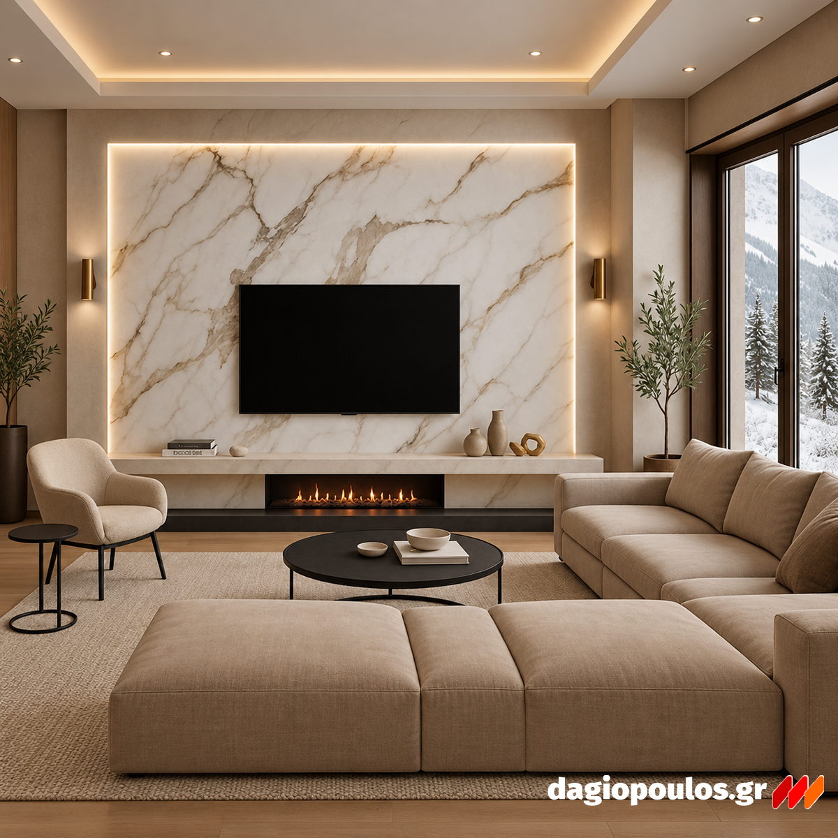 Mega Panel PVC 104 CALACATTA GOLD 1220mmx2800mm