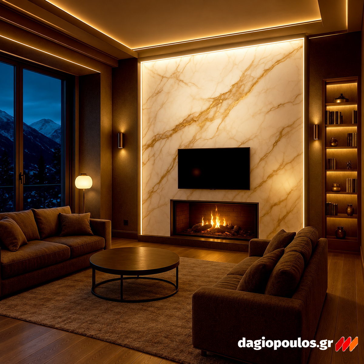 Mega Panel PVC 104 CALACATTA GOLD 1220mmx2800mm