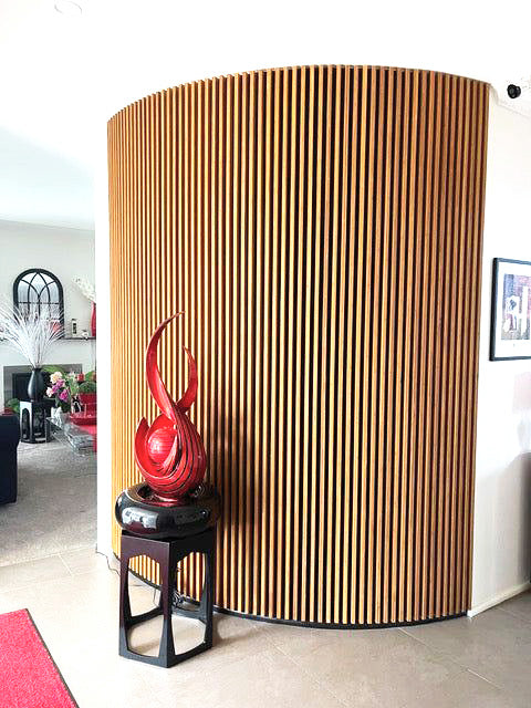 Acoustic 3D Wall Panel COMFORT 8090 PECAN 9x600x2780mm