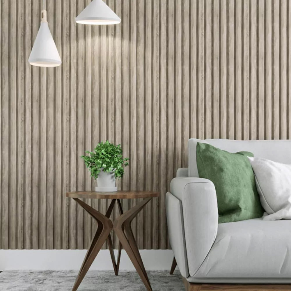 3D Wall Panel MDF Beat ST 503040 Vintage Oak Με Πηχάκια 2750mm x 119mm x 16mm