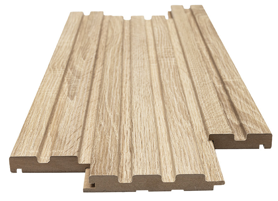 Πηχάκι Διπλό - Έναρξη Για 3D Wall Panel MDF Beat ST 501050 Sonoma Oak 16mm x 77mm x 2750mm