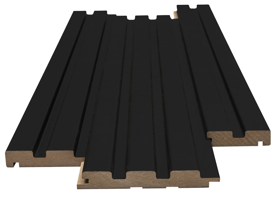 Πηχάκι Διπλό Έναρξης Για 3D Wall Panel MDF Beat ST 505090 Black Edition 16mm x 66,5mm x 2750mm