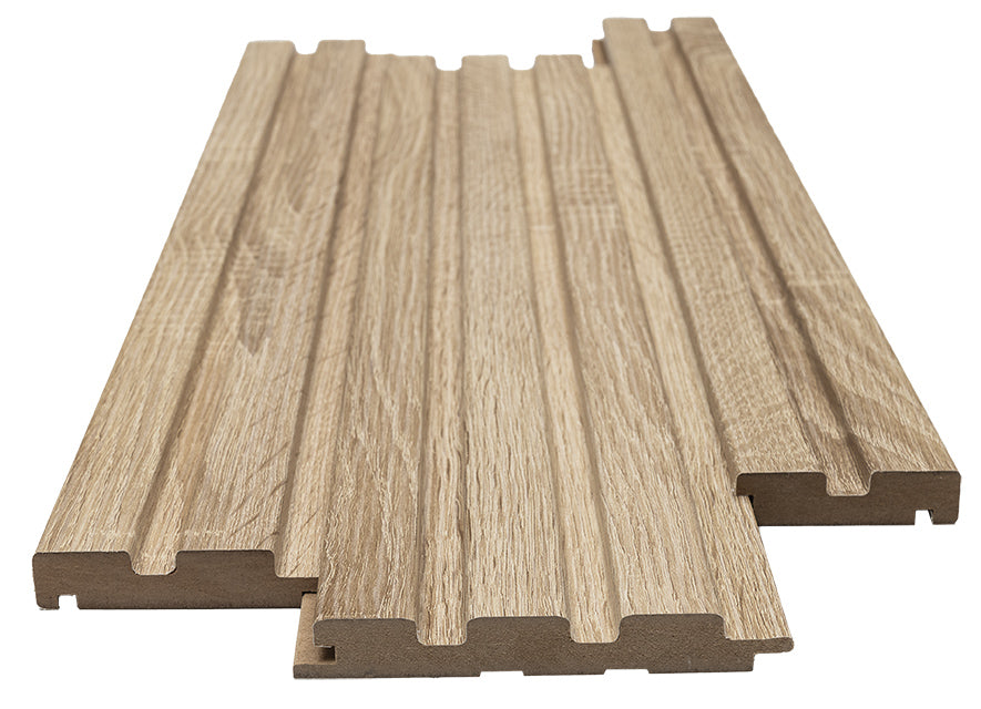 Πηχάκι Διπλό - Τελείωμα Για 3D Wall Panel MDF Beat ST 50150 Sonoma Oak 16mm x 77mm x 2750mm