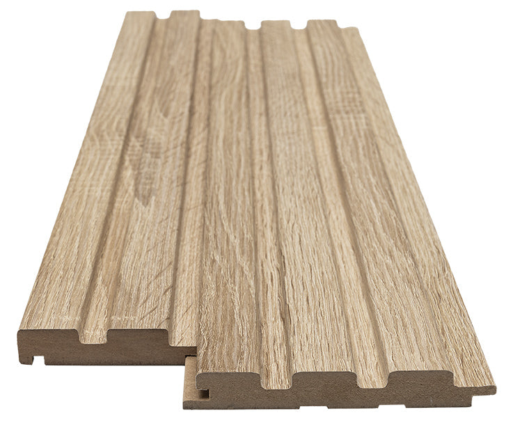 Πηχάκι Διπλό - Τελείωμα Για 3D Wall Panel MDF Beat ST 50150 Sonoma Oak 16mm x 77mm x 2750mm