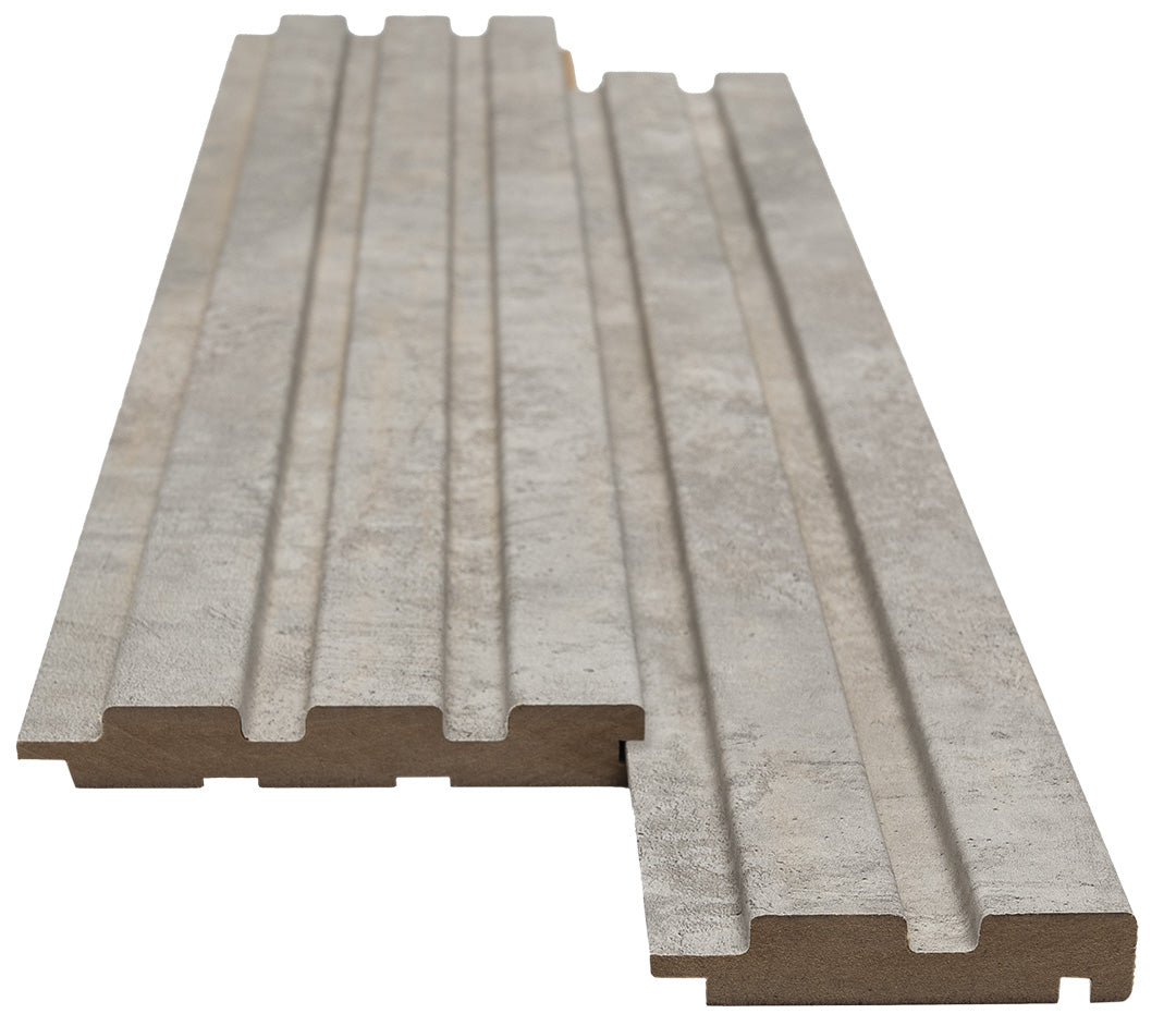 Πηχάκι Διπλό Τελειώματος Για 3D Wall Panel MDF Beat ST 504070 Chicago Concrete 16mm x 77mm x 2750mm