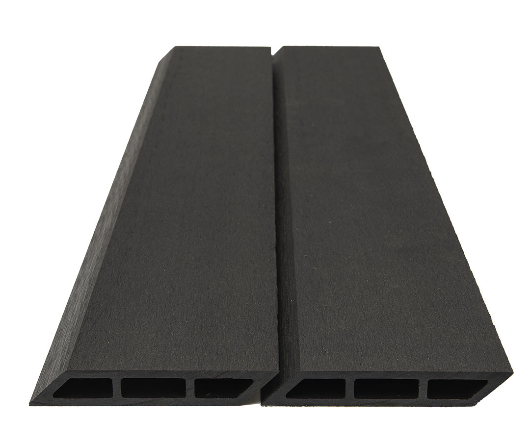 WPC Περίφραξης Διπλής Όψης 6050 Dark Grey 20x120x3600mm