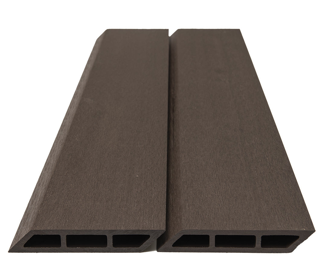 WPC Περίφραξης Διπλής Όψης 60110 Dark Brown 20x120x3600mm