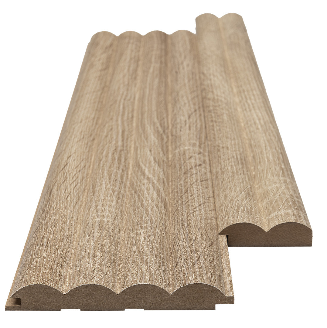 Πηχάκι Διπλό Έναρξη - Τελείωμα Για 3D Wall Panel MDF Wave ST 801050 Sonoma Oak 16mm x 77mm x 2750mm