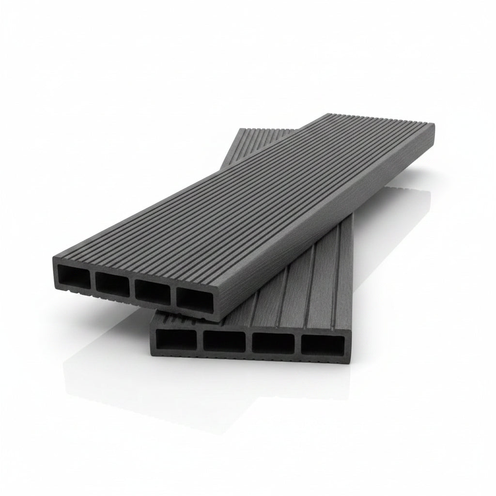 WPC Περίφραξης Διπλής Όψης 50 Dark Grey 20x110x3600mm