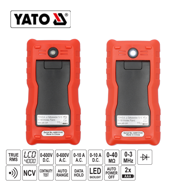 Yato YT-730894 Πολύμετρο Ψηφιακό