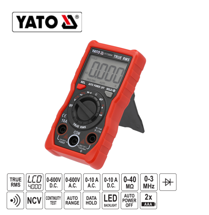 Yato YT-730894 Πολύμετρο Ψηφιακό