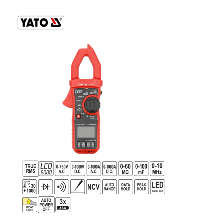 Yato YT-730933 Αμπεροτσιμπίδα 1000Α