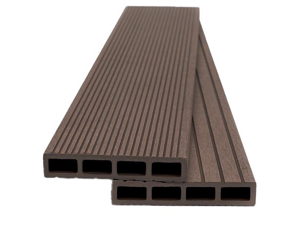 WPC Περίφραξης Διπλής Όψης 110 Dark Brown 20x110x3600mm