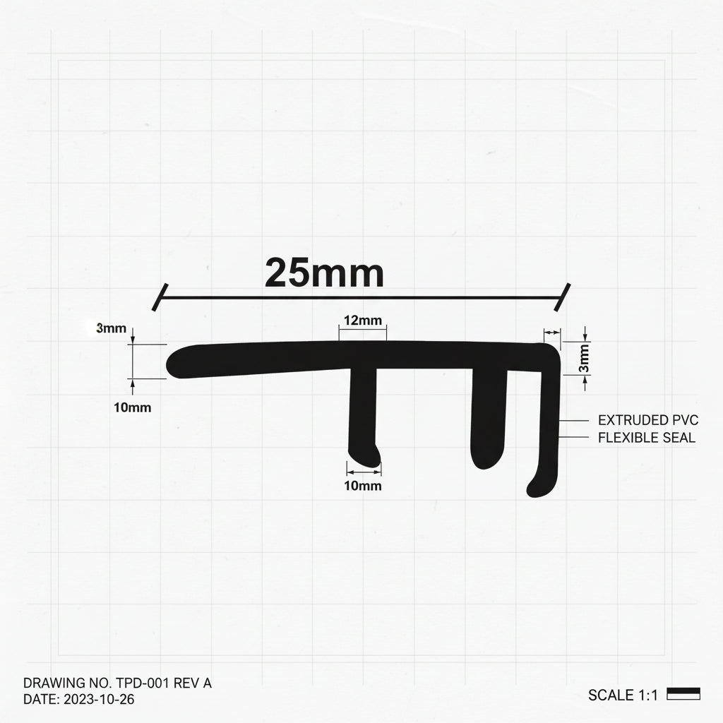 Προφίλ Παρκέ - Laminate Στοπ 25mm x 2750mm Ασημί