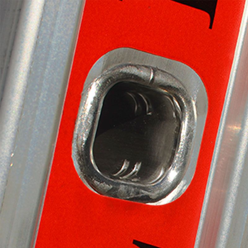 Profal 800 Pro Σκάλα Αλουμινίου Επαγγελματική Τριπλή Πτυσόμενη Με Τραβέρσα