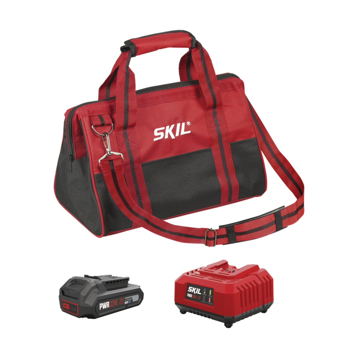 Skil 3075 CA 20V Max Brushless Κρουστικό Δραπανοκατσάβιδο Μπαταρίας 18V Li-Ion & & 3110 AA Μπαταρία 2.5Ah Φορτιστής Τσάντα