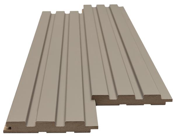 3D Wall Panel MDF Beat DL 506090 Sand Grey Με Πηχάκια 2750mm x 119mm x 16mm