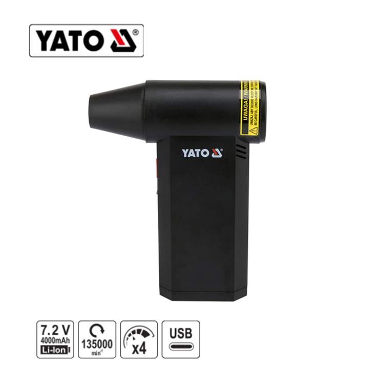 Yato YT-82938 Φυσητήρας (Blower) Μπαταρίας Επαναφορτιζόμενος Μini Turbo