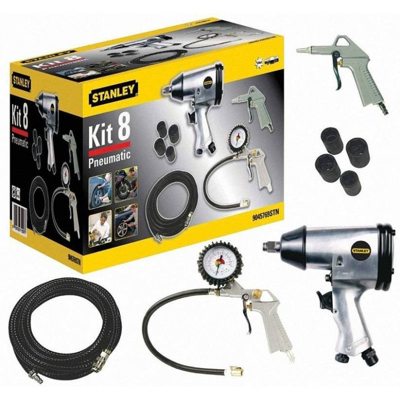 Stanley 9045769STN Εργαλεία Αέρος Μπουλονόκλειδο 1/2" - Πιστόλι Αέρος Αερόμετρο - Σπιράλ & Εξαρτήματα