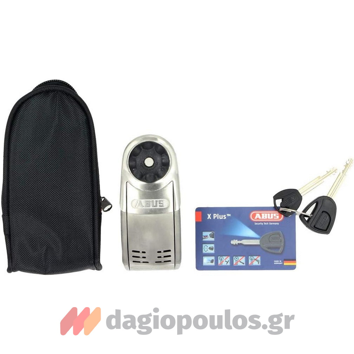Abus 8008 GRANIT™ Detecto XPlus™ 2.0 Κλειδαριά Μοτοσυκλέτας Δισκόφρενου Με Συναγερμό