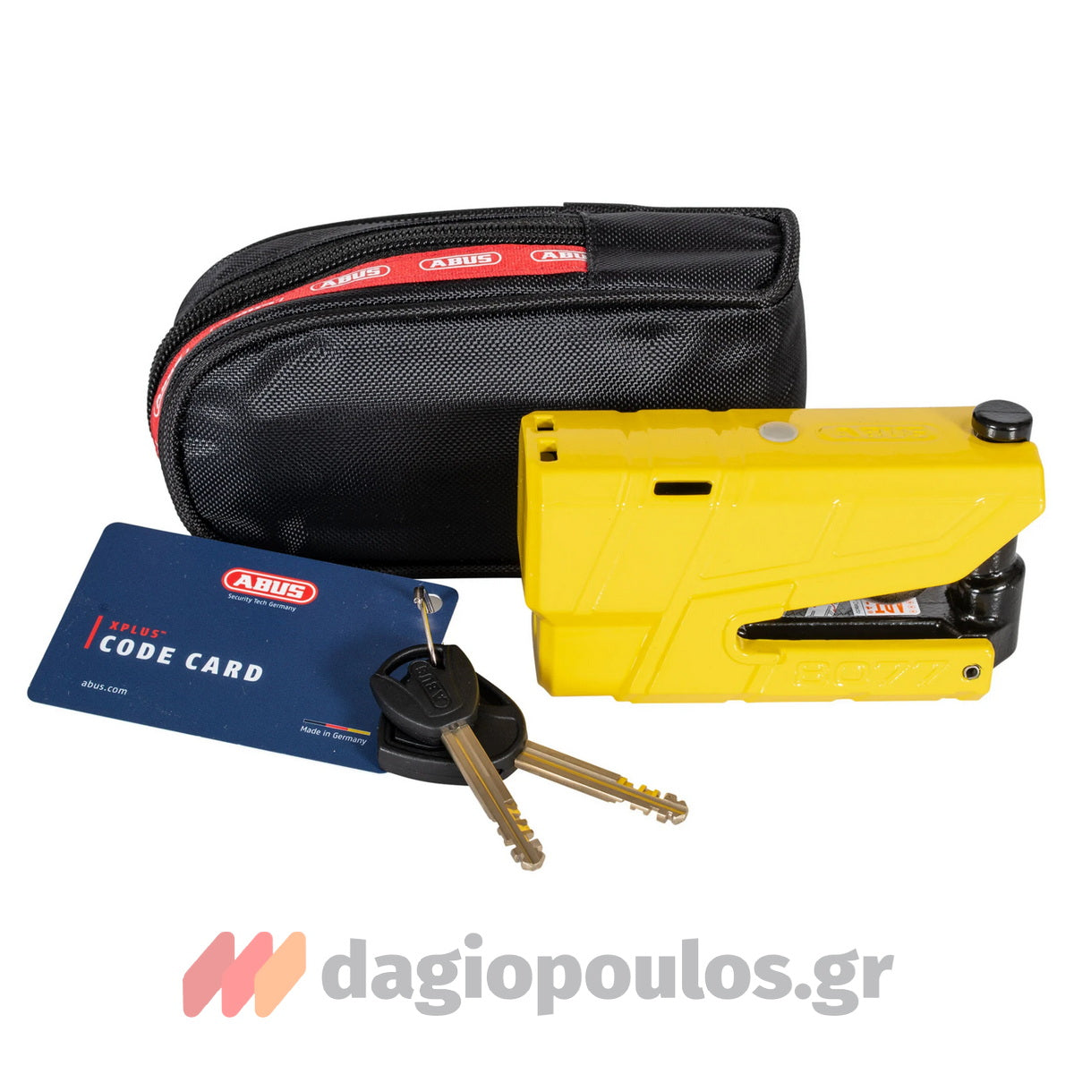 Abus 8077 GRANIT™ Detecto XPlus™ 2.0 Κλειδαριά Μοτοσυκλέτας Δισκόφρενου