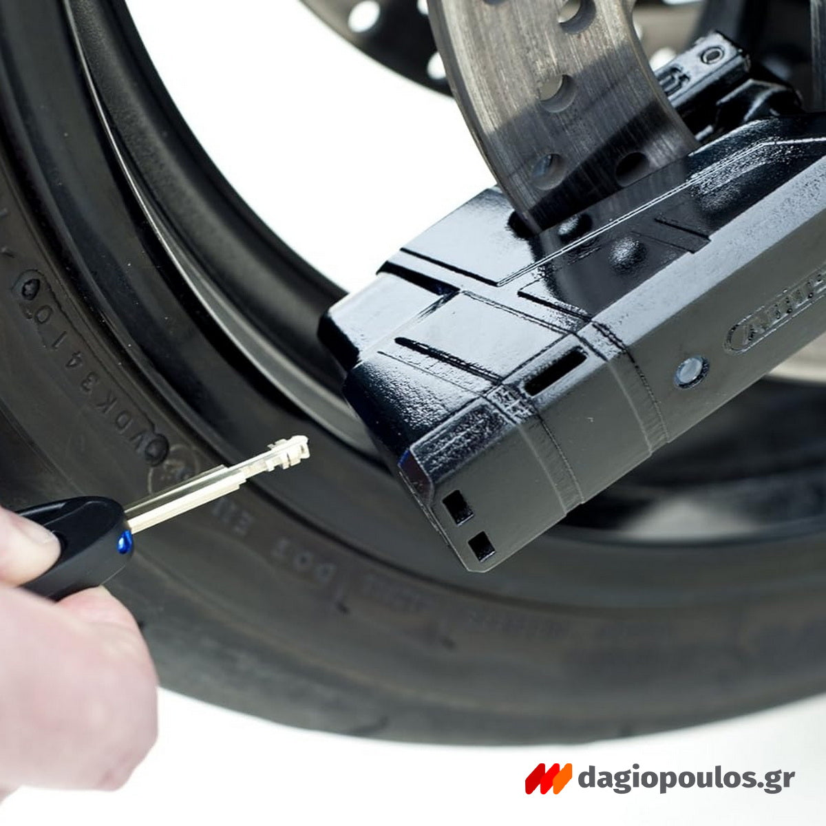 Abus 8077 GRANIT™ Detecto XPlus™ 2.0 Κλειδαριά Μοτοσυκλέτας Δισκόφρενου