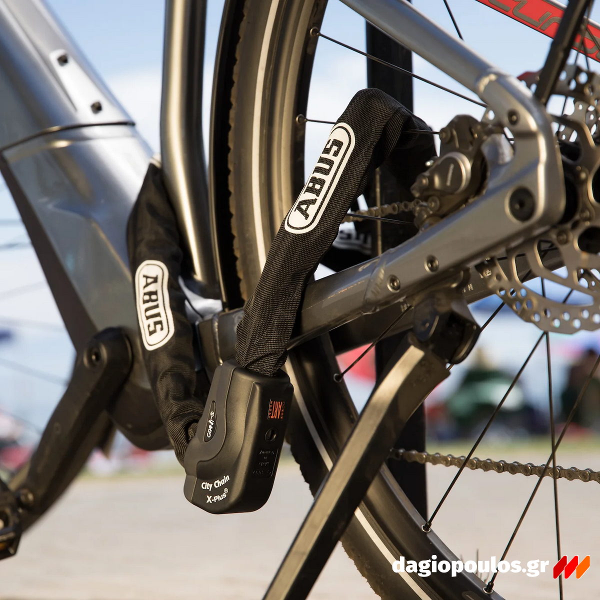 Abus 1060/140 GRANIT CityChain XPlus™ Κλειδαριά Μοτοσυκλέτας - Ποδηλάτου Αλυσίδας Με Κλειδί 140cm