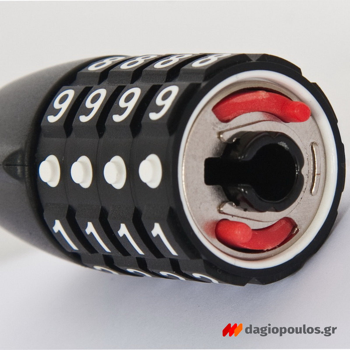 Abus 1360/110 Steel-O-Flex™ Tresor Κλειδαριά Μοτοσυκλέτας - Ποδηλάτου Συρματόσχοινου Με Συνδυασμό 110cm