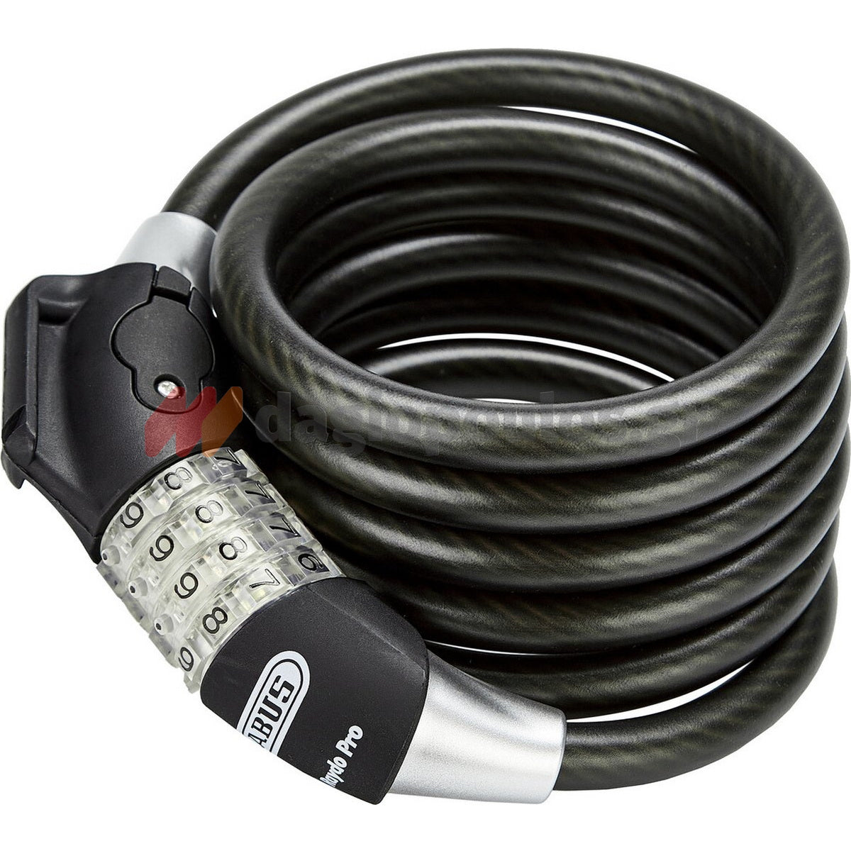 Abus 1450/185 Raydo Pro Κλειδαριά Ποδηλάτου Συρματόσχοινου Με Συνδυασμό 185cm