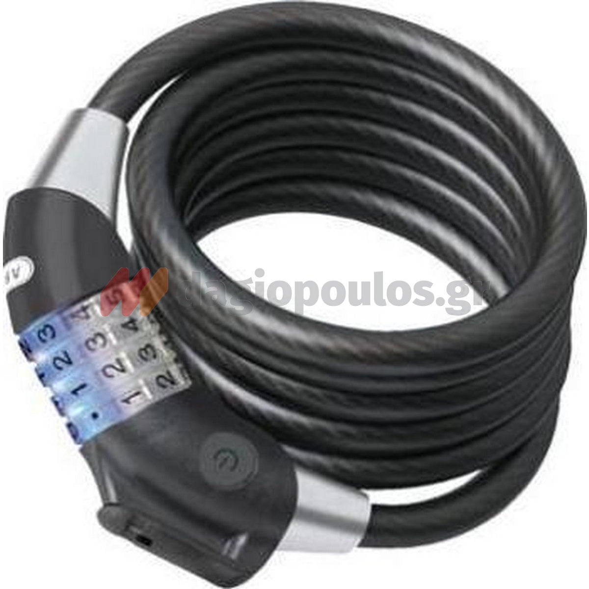 Abus 1450/185 Raydo Pro Κλειδαριά Ποδηλάτου Συρματόσχοινου Με Συνδυασμό 185cm