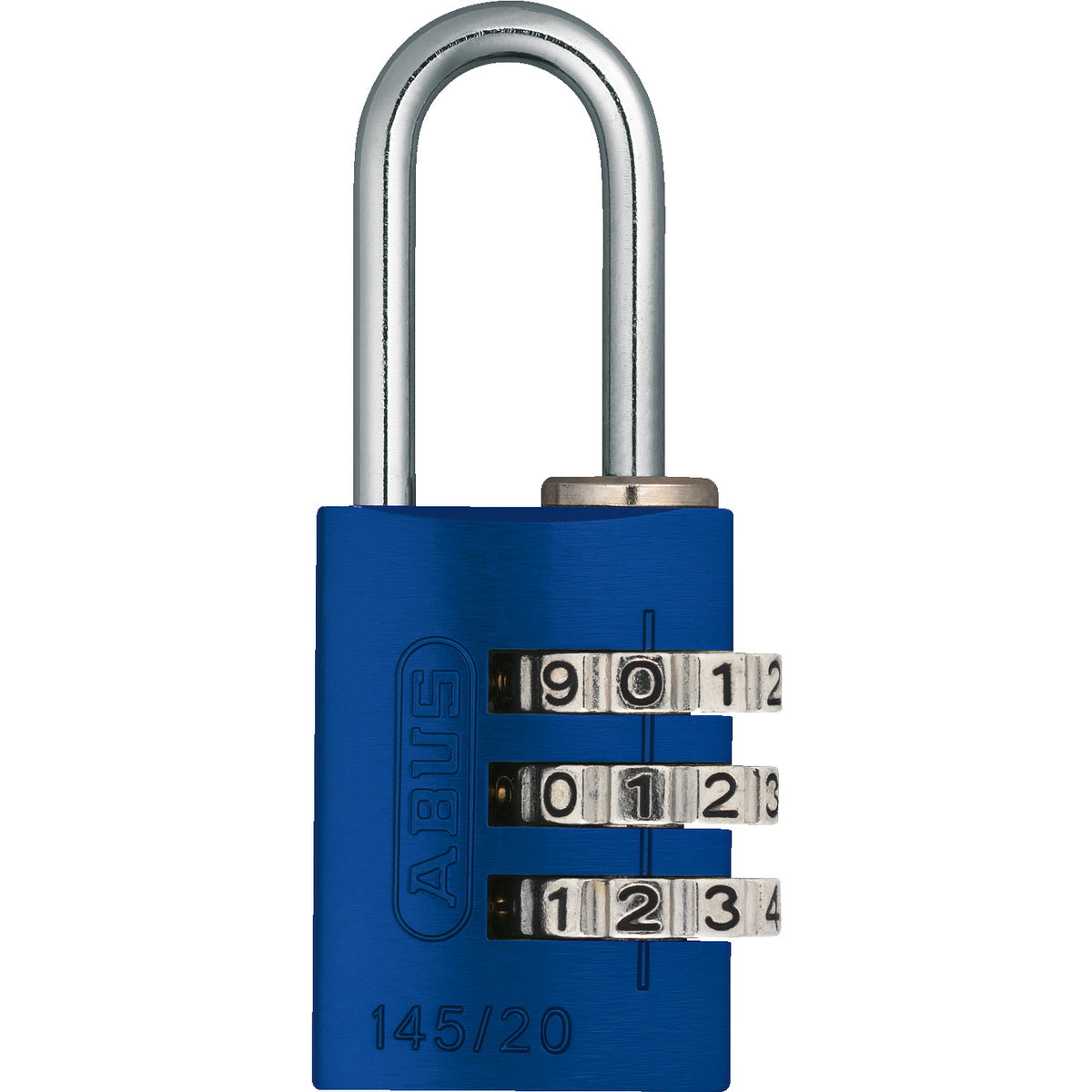 Abus 145/20 Titalium Λουκέτο Ασφαλείας Συνδυασμού 20mm ΜΠΛΕ