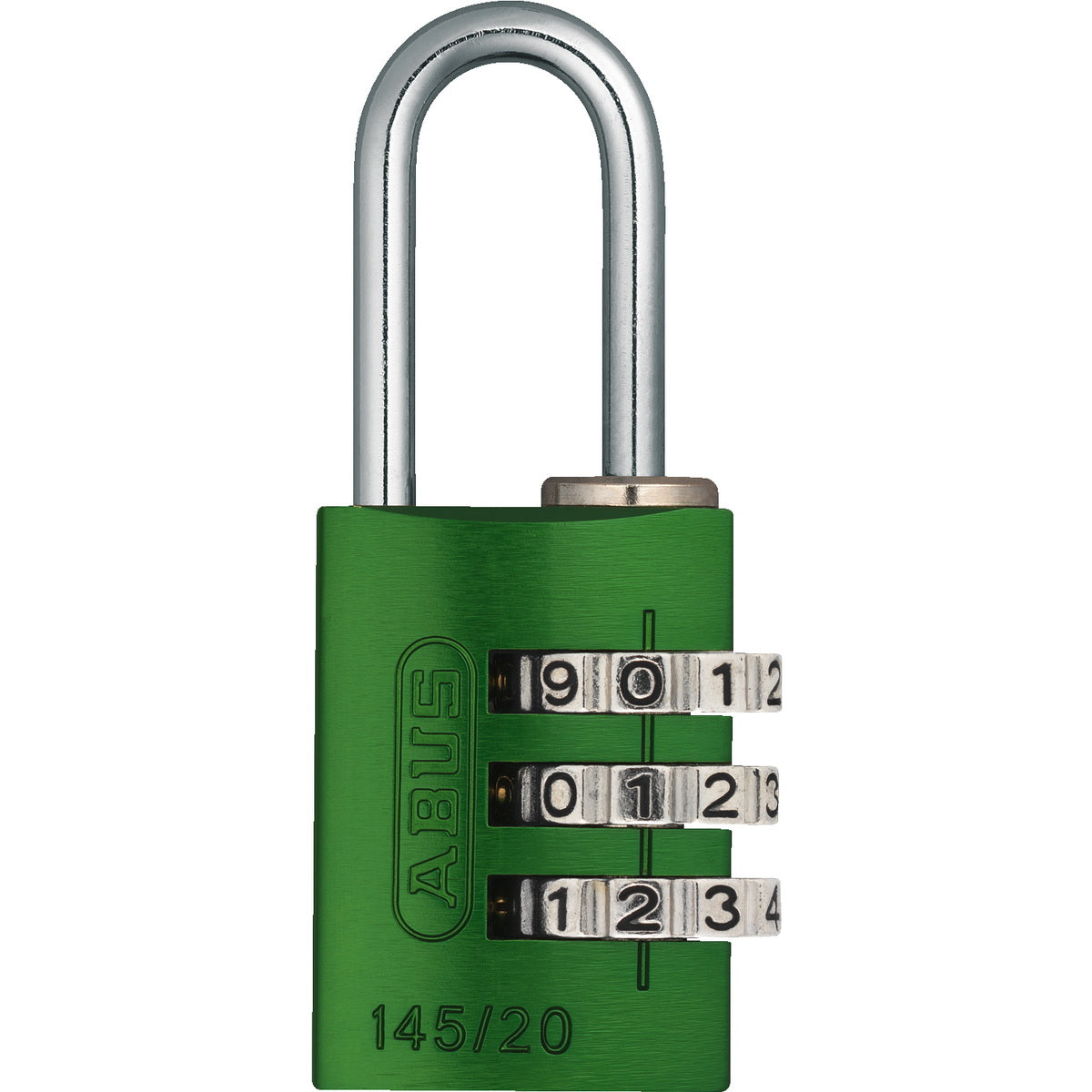 Abus 145/20 Titalium Λουκέτο Ασφαλείας Συνδυασμού 20mm ΠΡΑΣΙΝΟ