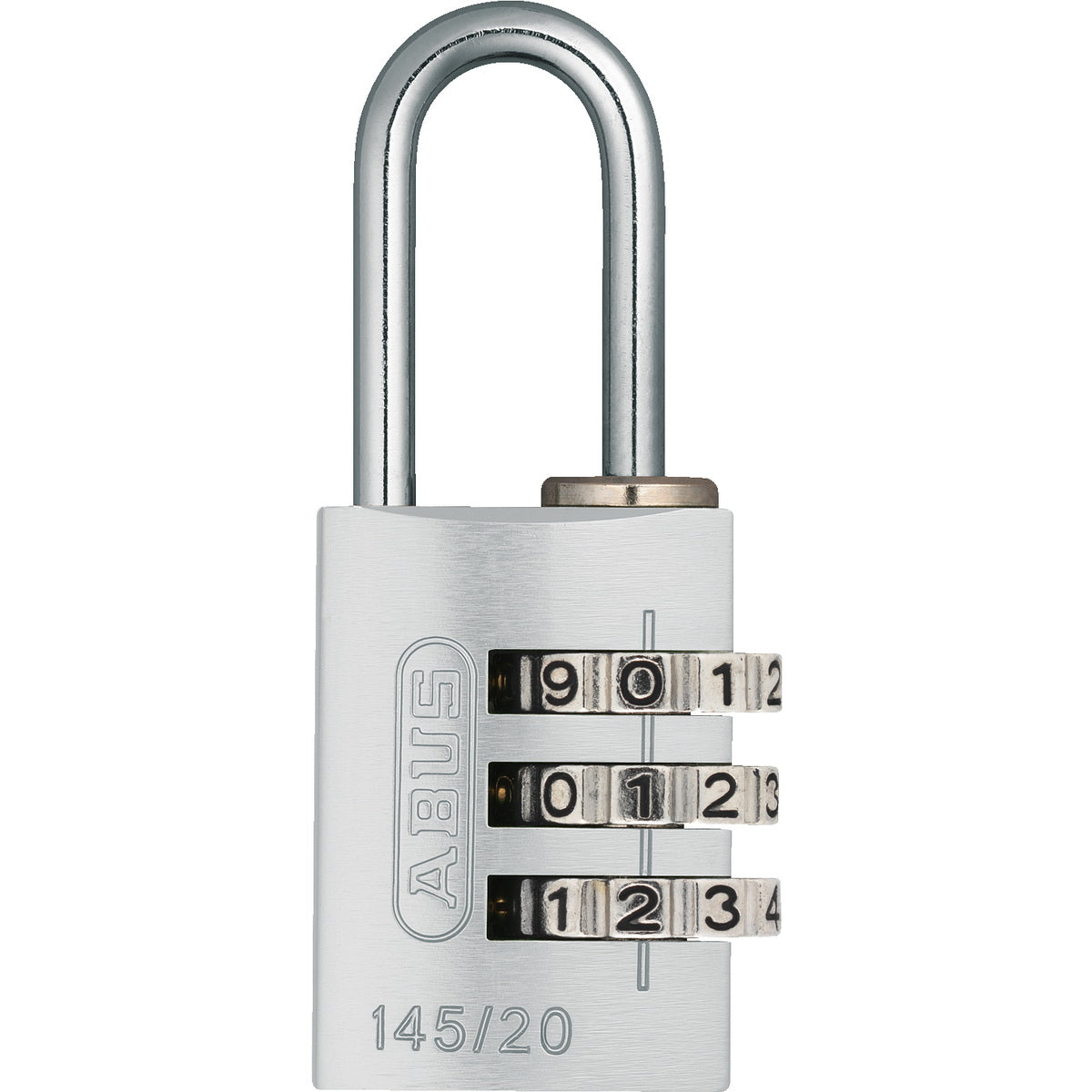 Abus 145/20 Titalium Λουκέτο Ασφαλείας Συνδυασμού 20mm ΑΣΗΜΙ