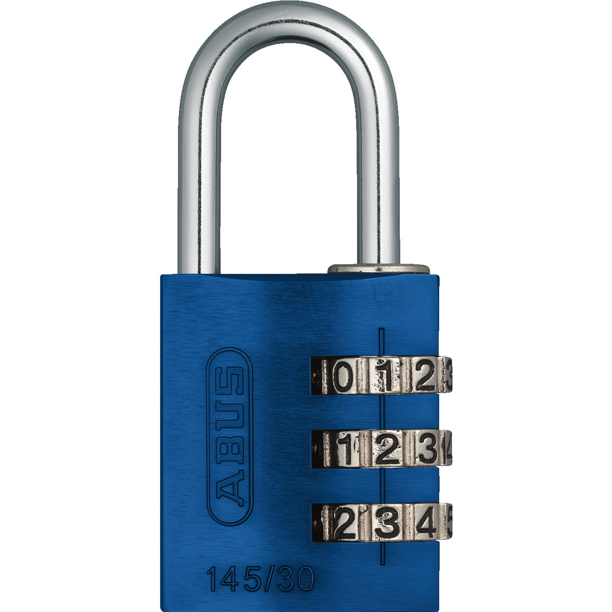 Abus 145/30 Titalium Λουκέτο Ασφαλείας Συνδυασμού 30mm ΜΠΛΕ