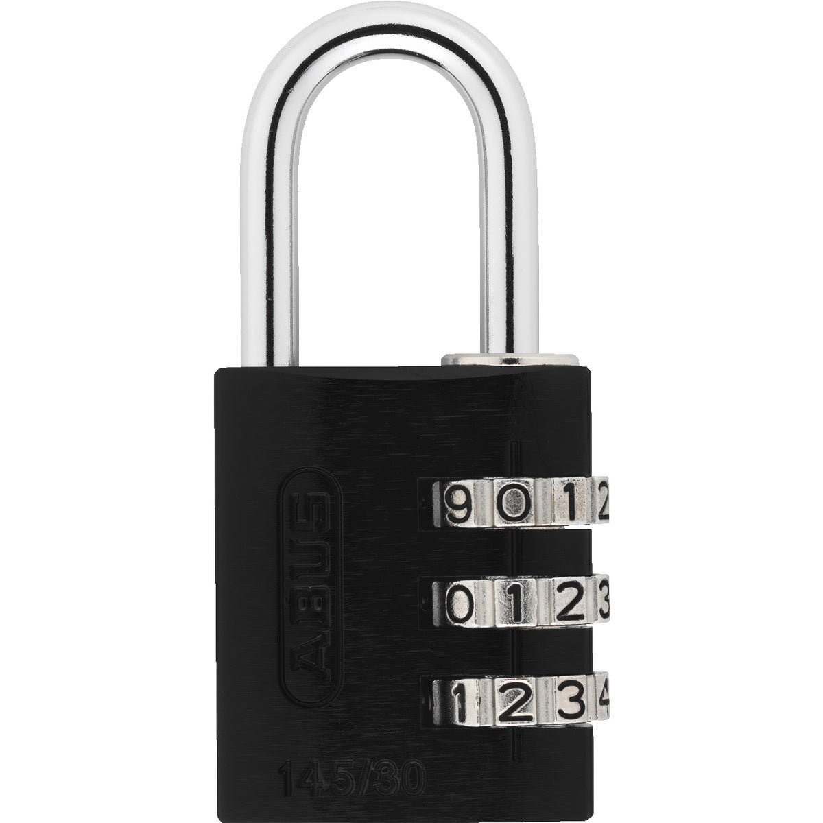 Abus 145/30 Titalium Λουκέτο Ασφαλείας Συνδυασμού 30mm ΜΑΥΡΟ