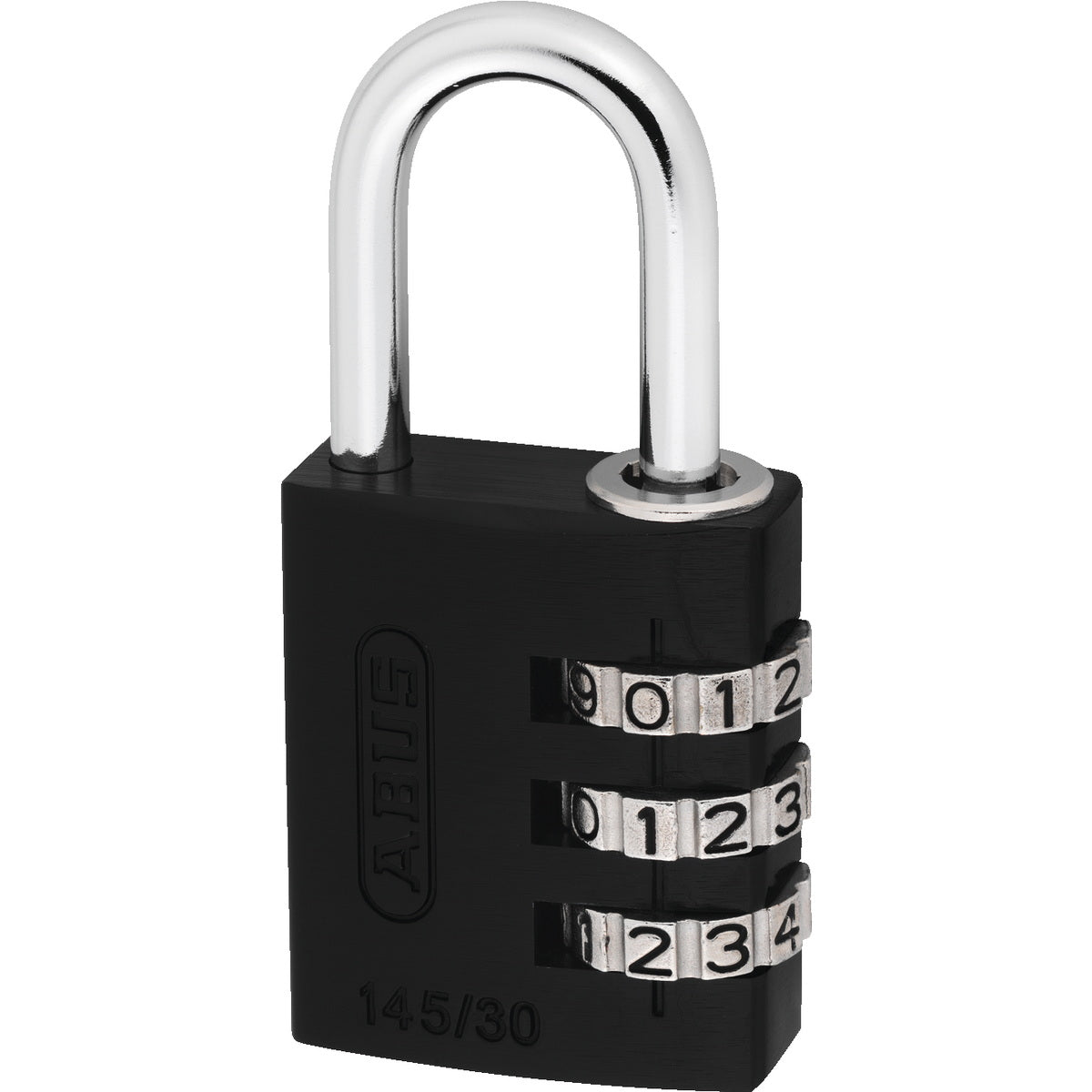 Abus 145/30 Titalium Λουκέτο Ασφαλείας Συνδυασμού 30mm ΜΑΥΡΟ