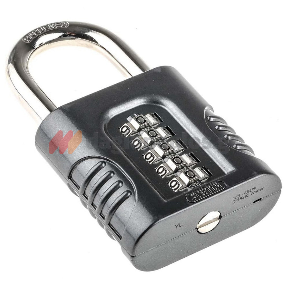 Abus 158/65 Λουκέτο Βαρέως Τύπου Με Προστασία Ψευδάργυρου Με Συνδυασμό 65mm