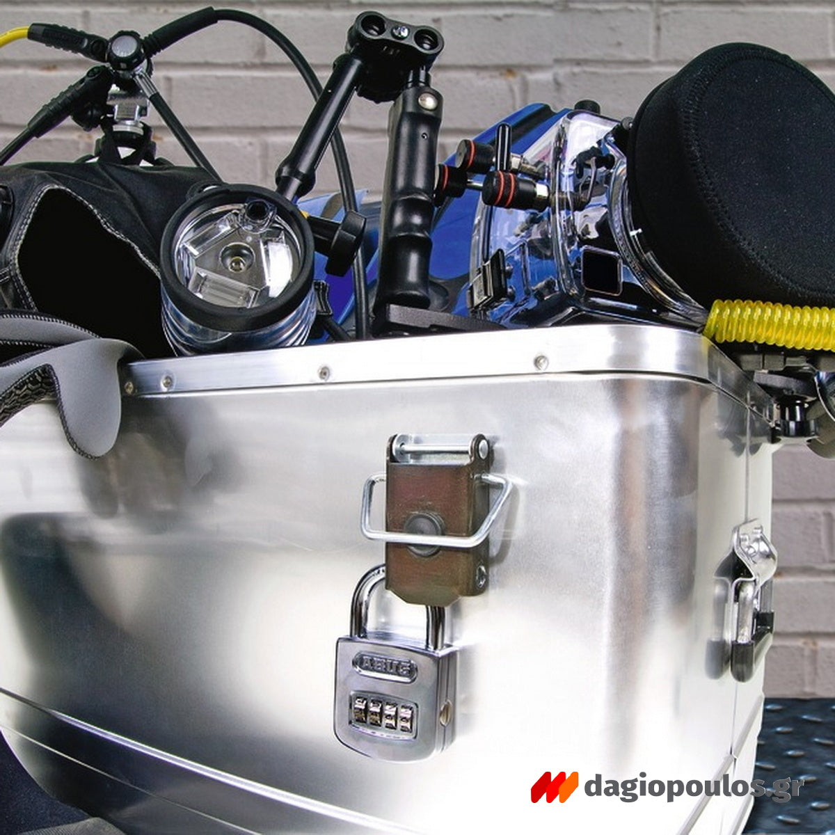 Abus 160/50 Λουκέτο Ασφαλείας Επινικελωμένο Με Συνδυασμό 50mm