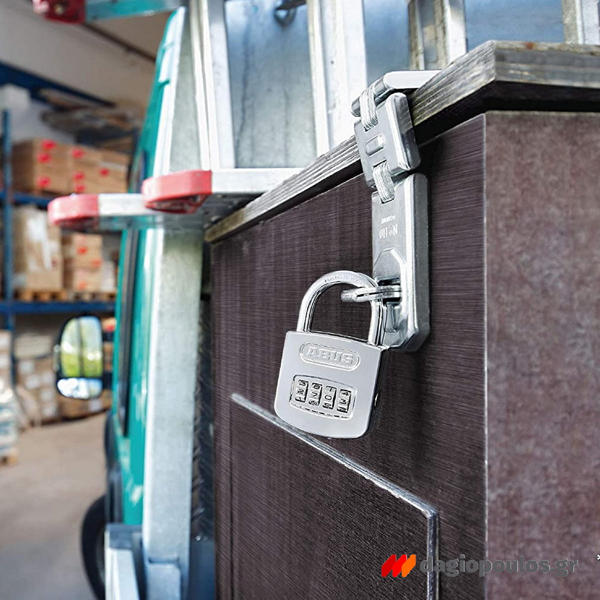 Abus 160/50 Λουκέτο Ασφαλείας Επινικελωμένο Με Συνδυασμό 50mm