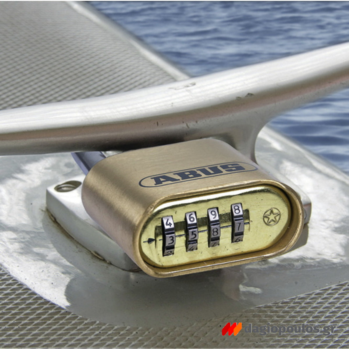 Abus 180IB/50 HB63 Λουκέτο Θαλάσσης Marine Με Συνδυασμό 50mm ΜΑΚΡΥΛΑΙΜΟ