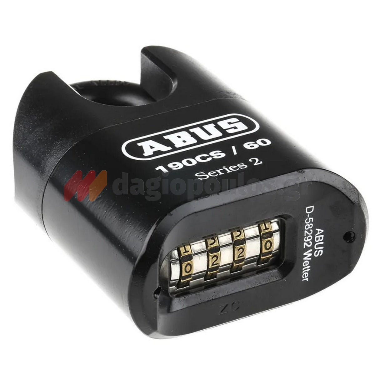 Abus 190CS/60 Λουκέτο Βαρέος Τύπου Συνδυασμού Με Προστασία Λαιμού 60mm