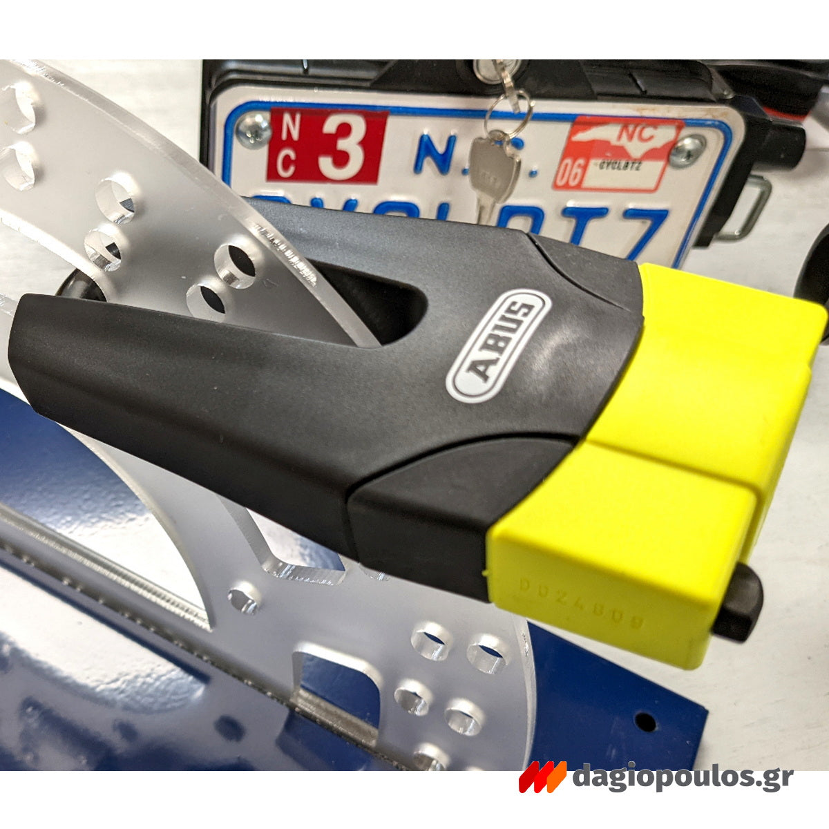 Abus 37/60HB70 GRANIT™ Quick Maxi Κλειδαριά Μοτοσυκλέτας Δισκόφρενου