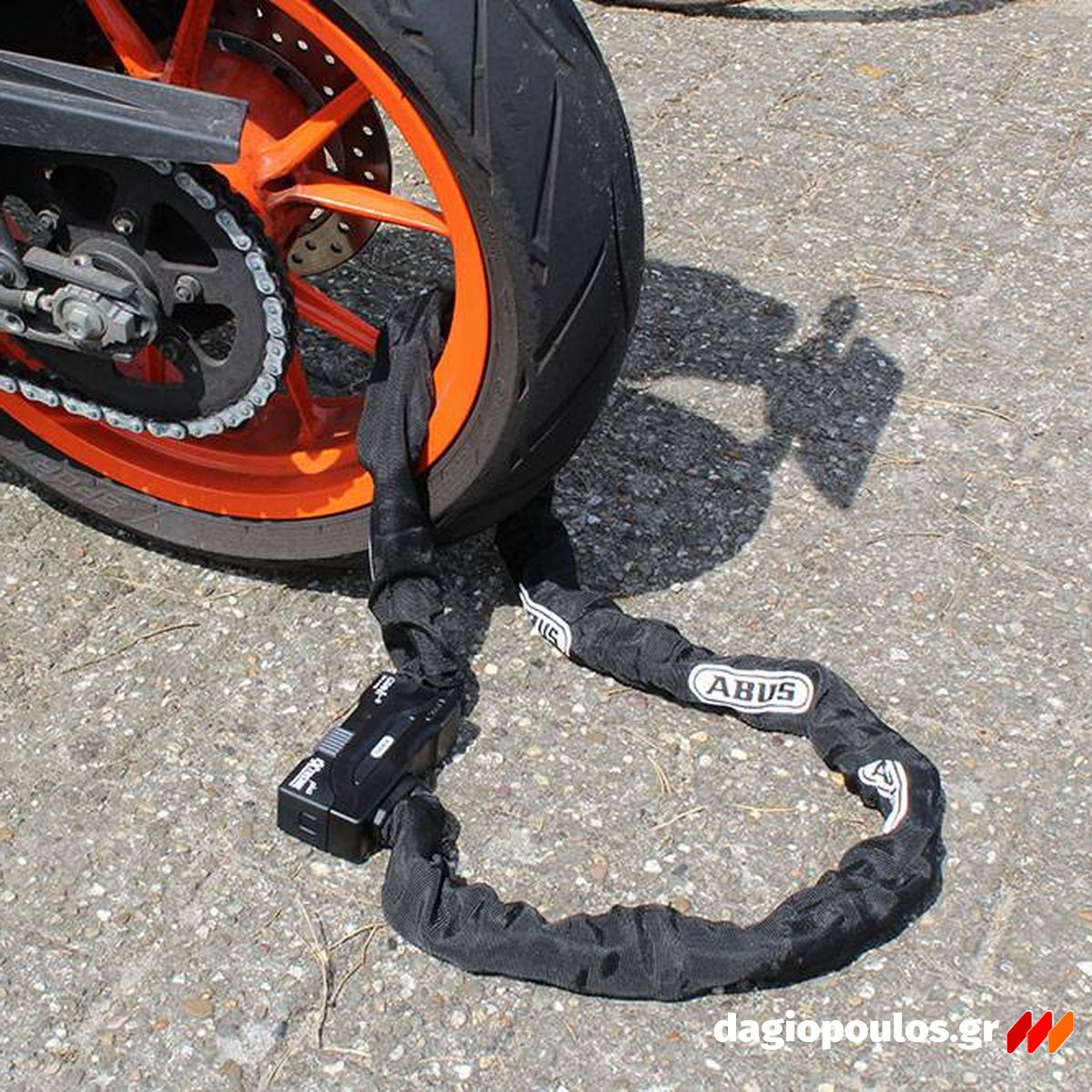 Abus 59/12HKS140 GRANIT™ Extreme XPlus™ Κλειδαριά Μοτοσυκλέτας - Ποδηλάτου Αλυσίδας Με Κλειδί 140cm