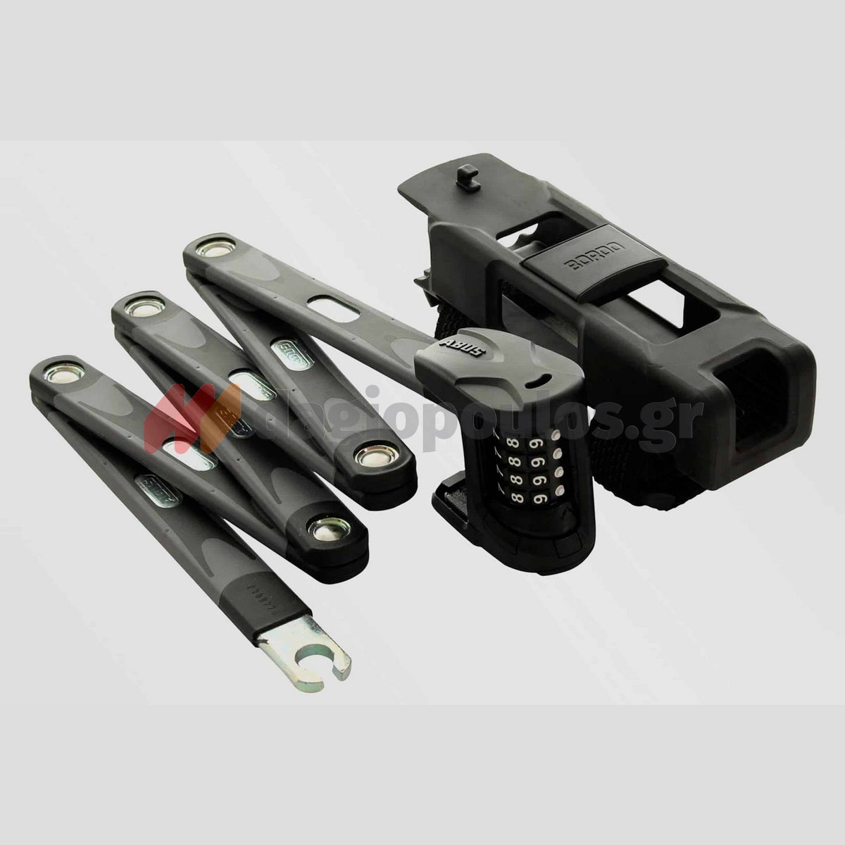 Abus 6100/90 BORDO™ Combo™ Κλειδαριά Μοτοσυκλέτας - Ποδηλάτου Αρθρωτή Με Συνδυασμό