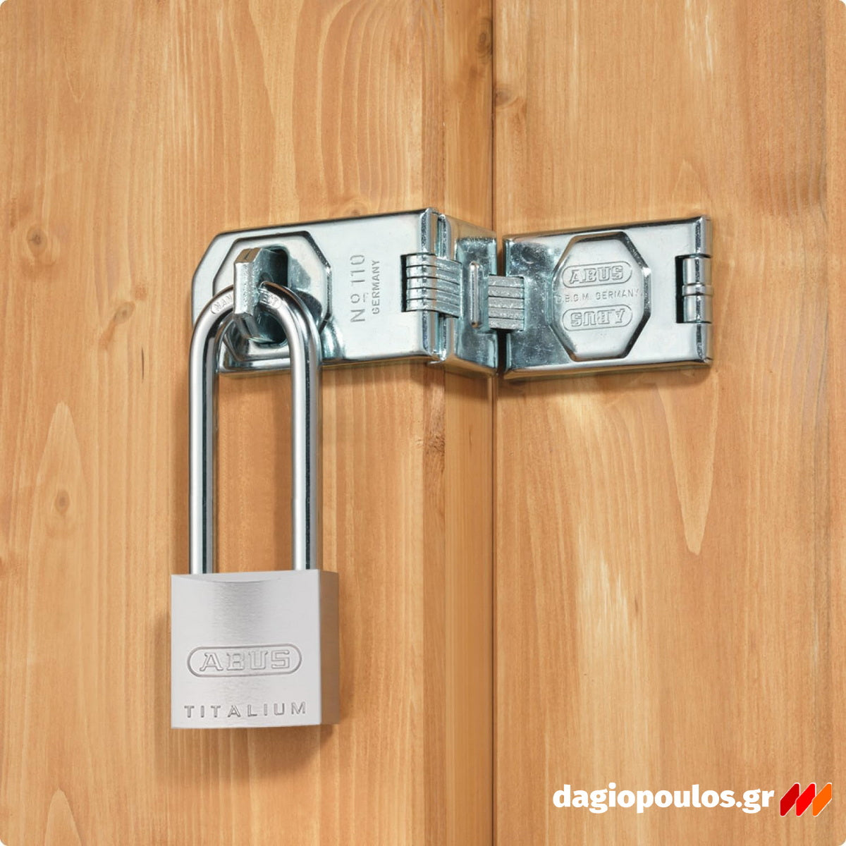 Abus 64Ti/50 ΗΒ80 Titalium Λουκέτο Ασφαλείας 50mm ΜΑΚΡΥΛΑΙΜΟ