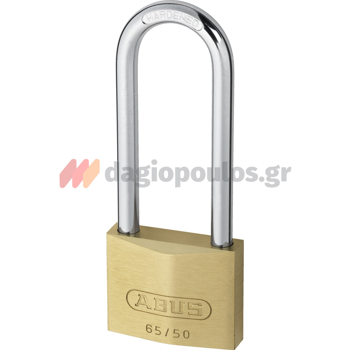 Abus 65/50 HB80 Λουκέτο Ασφαλείας Ορειχάλκινο ΜΑΚΡΥΛΑΙΜΟ 50mm