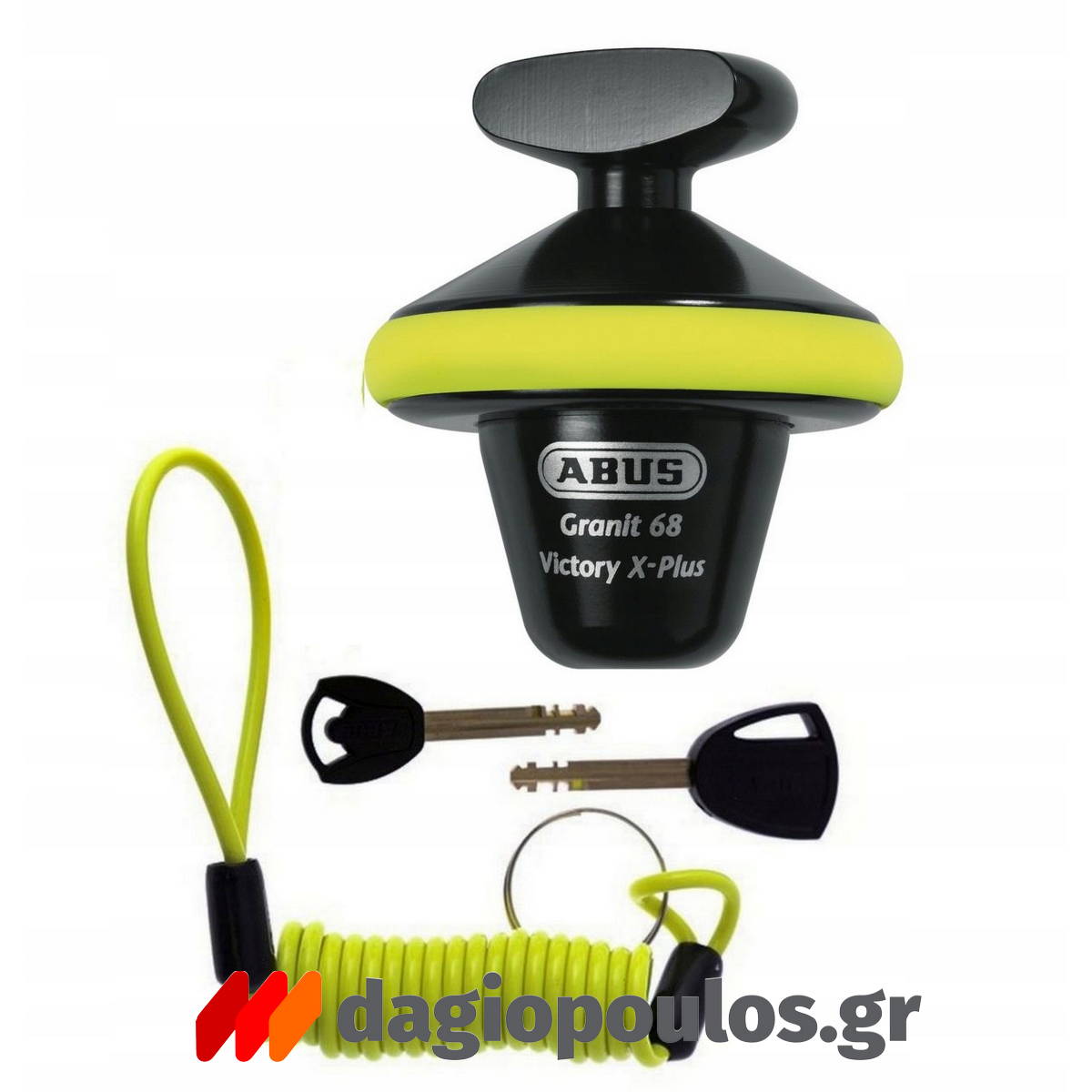 Abus 68 GRANIT™ Victory XPlus Half Κλειδαριά Μοτοσυκλέτας Δισκόφρενου