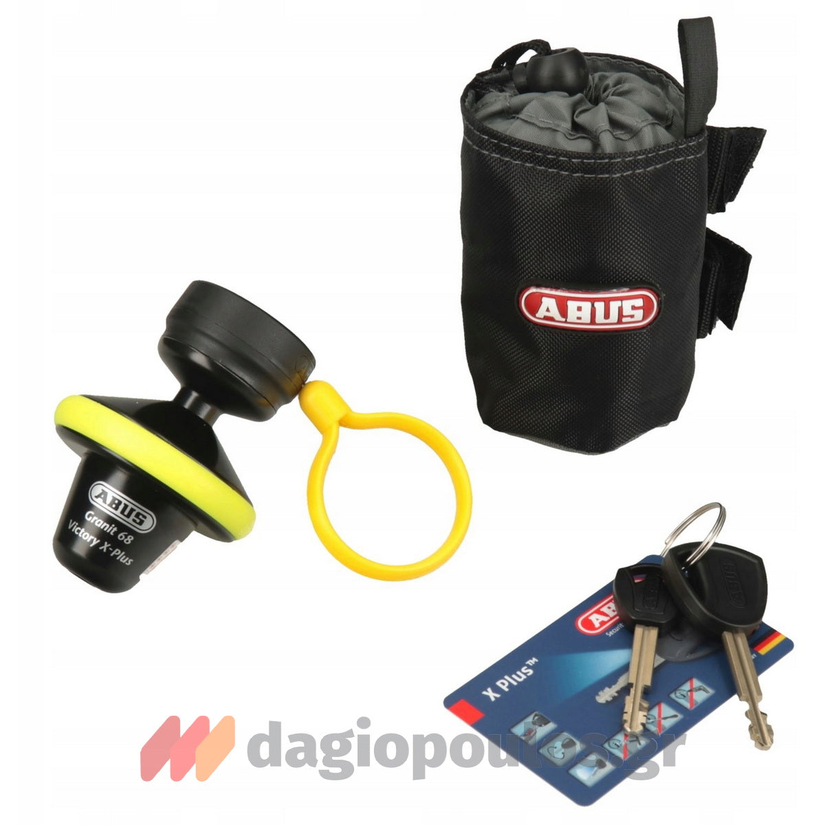 Abus 68 GRANIT™ Victory XPlus Κλειδαριά Μοτοσυκλέτας Δισκόφρενου