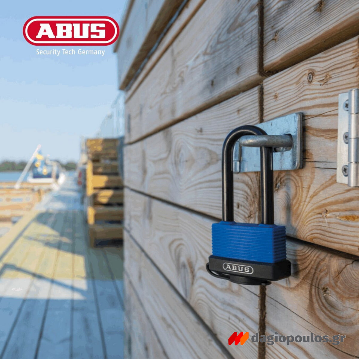 Abus 70IB/45 ΗΒ63 Aqua Safe Marine Λουκέτο Θαλάσσης ΜΑΚΡΥΛΑΙΜΟ 45mm